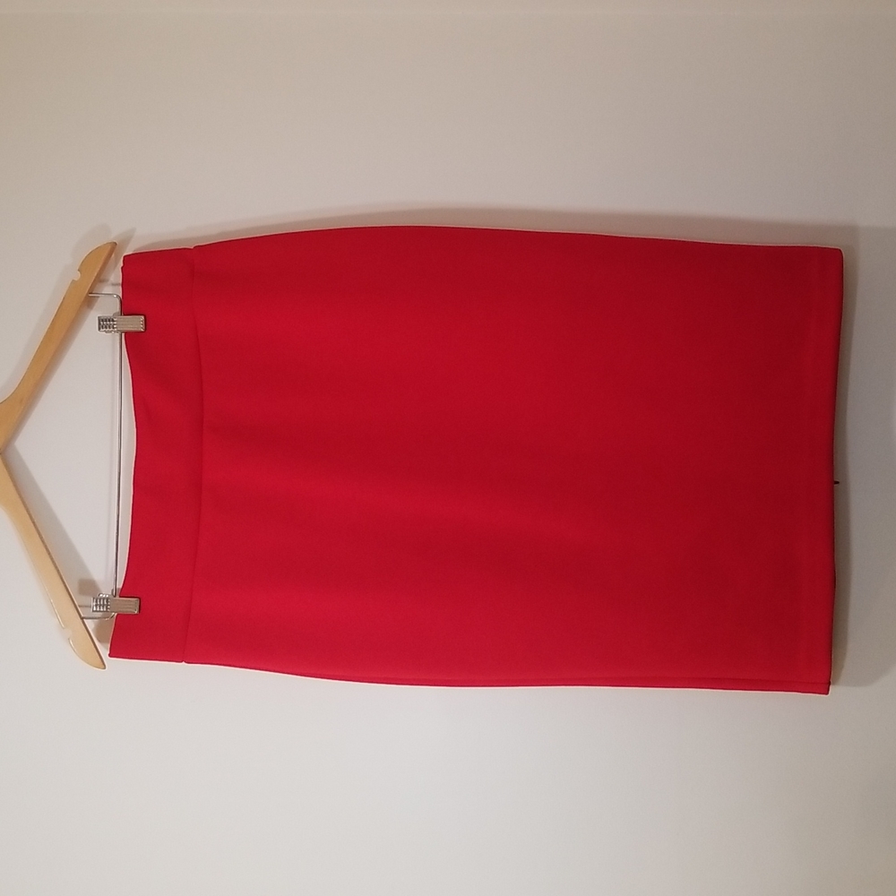 Eloquii - Neoprene Pencil Skirt - Red - 14